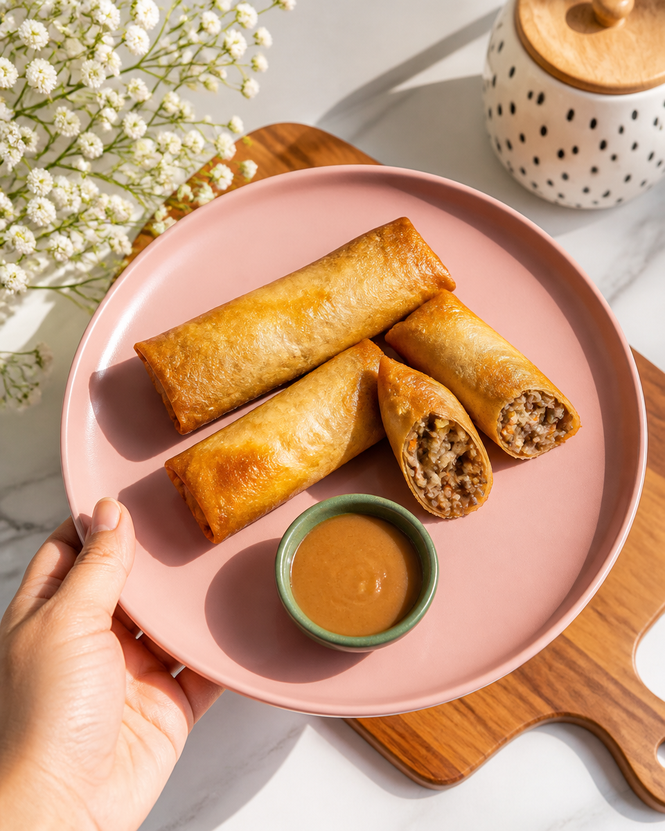 Smash Burger Spring Rolls