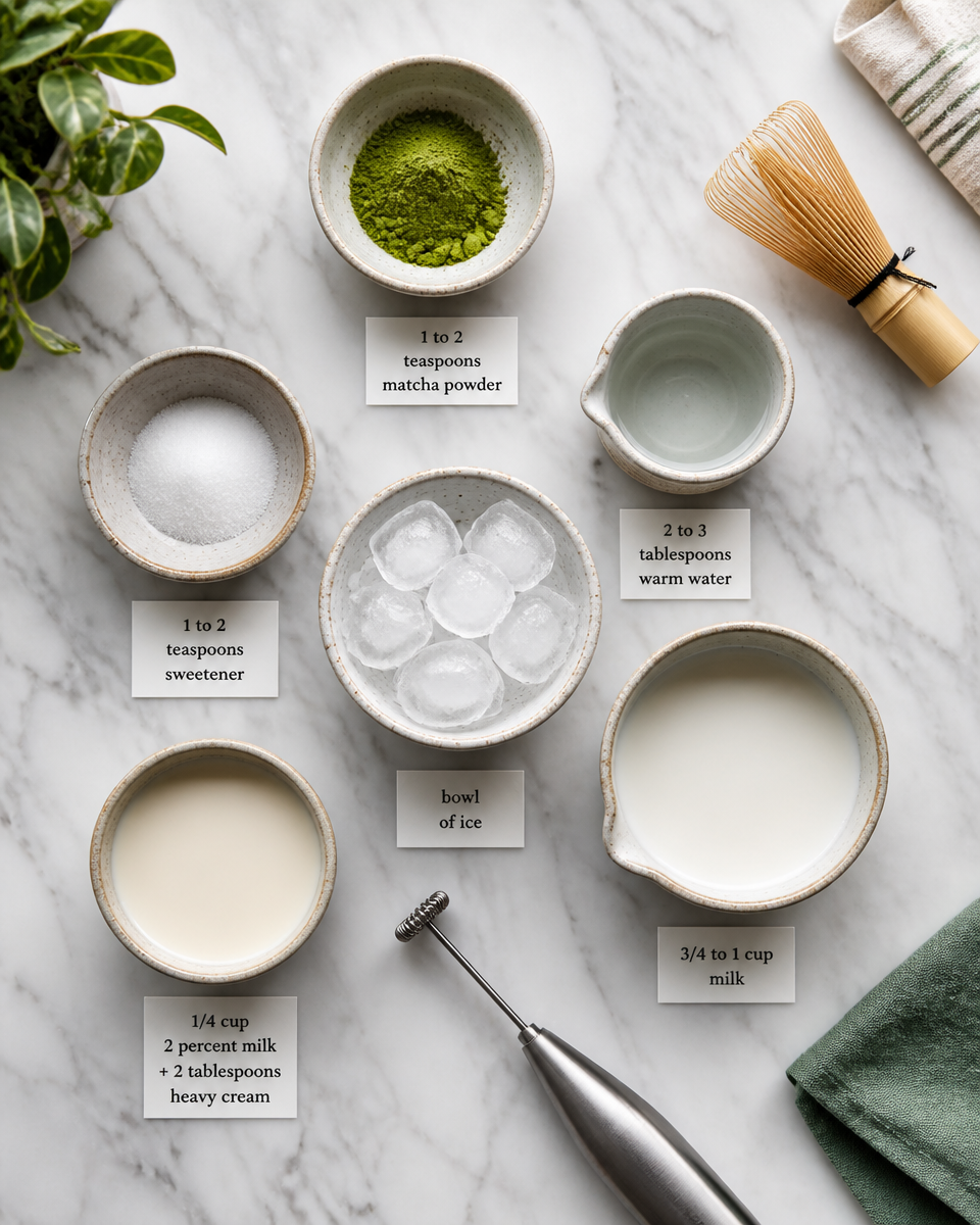 Matcha Cold Foam Green Tea Latte