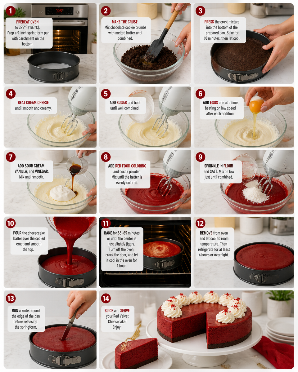Copycat Cheesecake Factory Red Velvet Cheesecake
