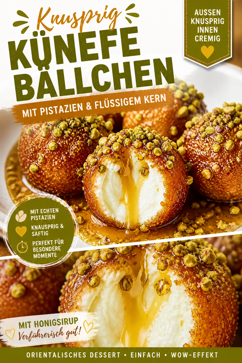 Ricotta Pistachio Honey Bites aus der Heißluftfritteuse