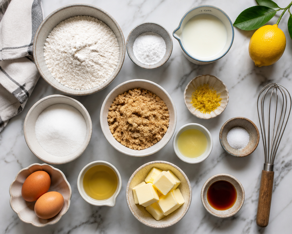 Saftige Zitronen Buttermilch Muffins aus dem Airfryer – Einfach & Lecker!