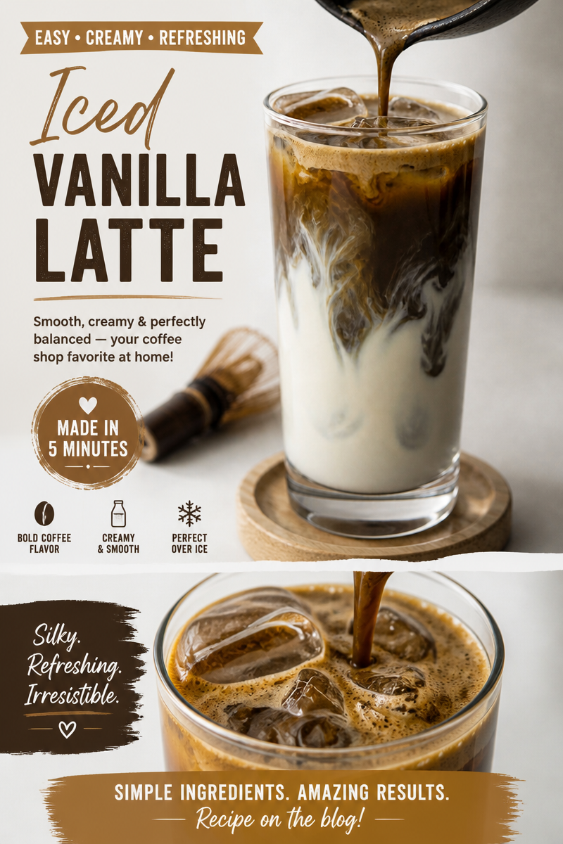 Easy Hojicha Latte Iced — Japanese Roasted