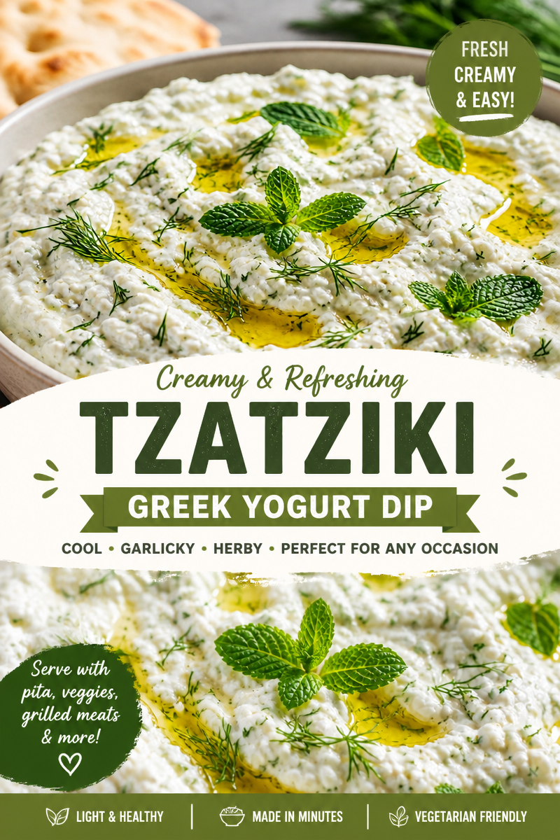 Easy Cottage Cheese Tzatziki — High Protein Greek