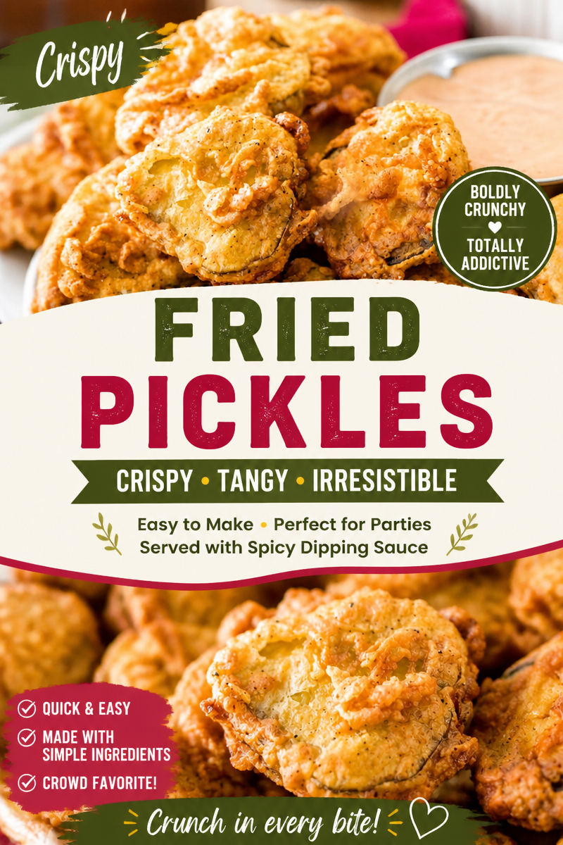 Easy Fried Pickle Chips — Buttermilk Battered