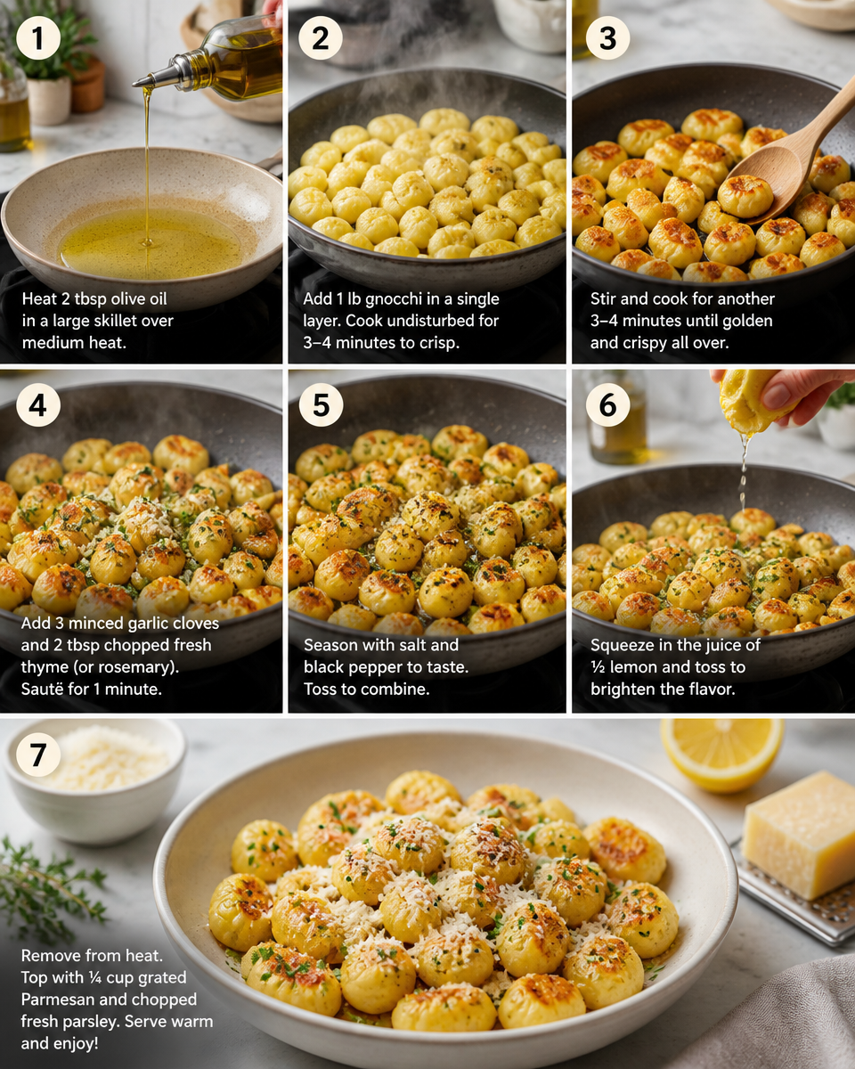 Easy Crispy Gnocchi Skillet — Brown Butter Sage