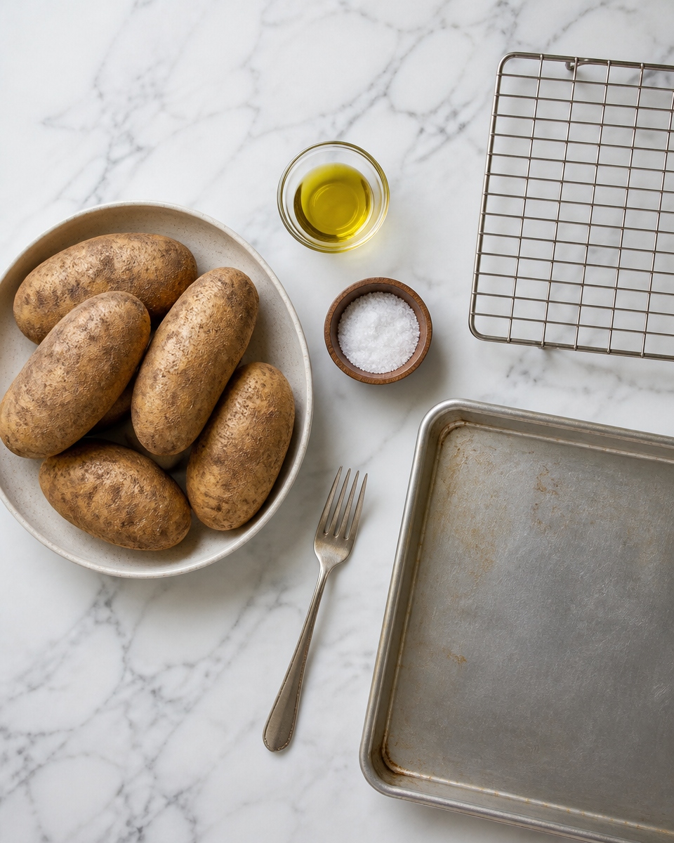 Perfect Baked Potatoes (Best Method)