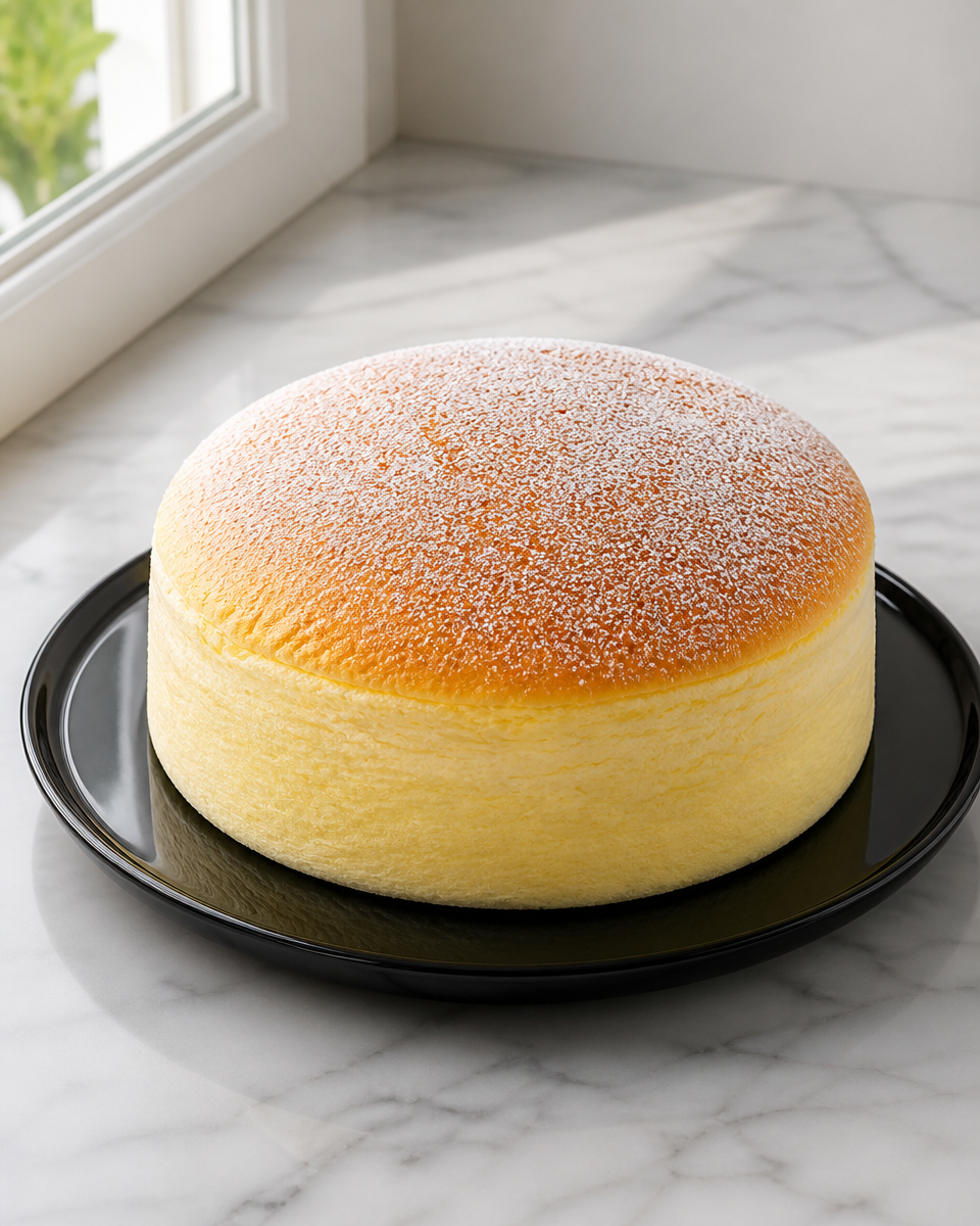 Easy Japanese Cotton Cheesecake — Jiggly Fluffy