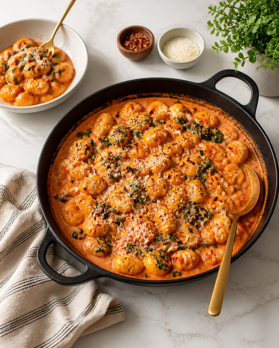 Easy Marry Me Gnocchi — Creamy Tomato Skillet