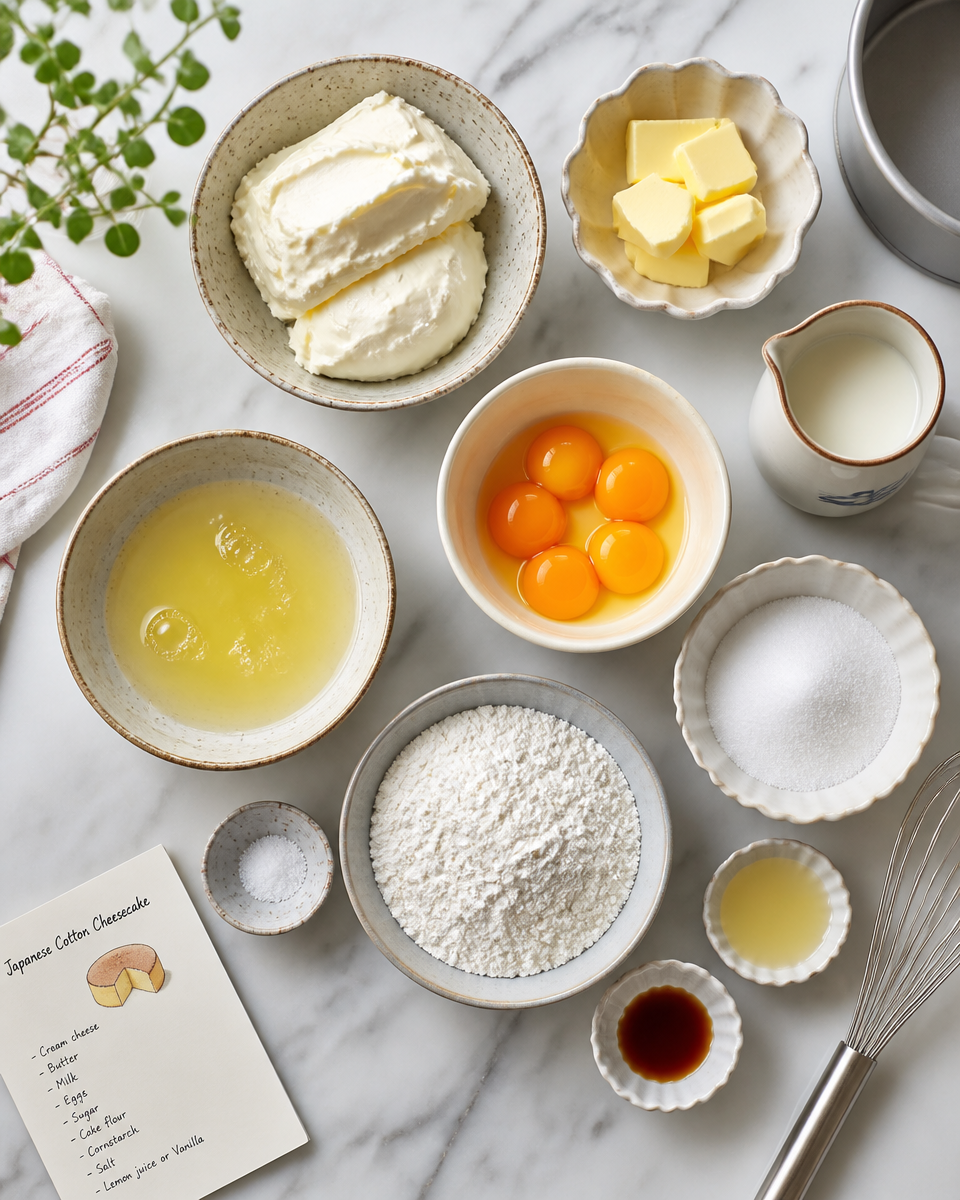 Easy Japanese Cotton Cheesecake — Jiggly Fluffy