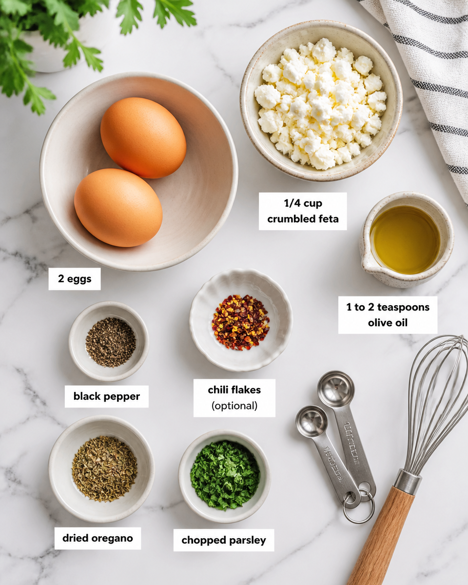 Easy Crispy Feta Eggs — Mediterranean Breakfast
