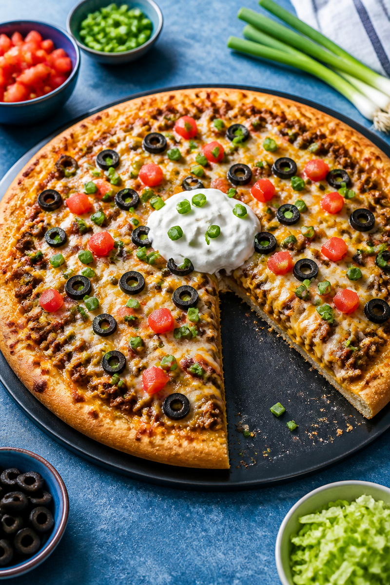 Taco Pizza Recipe: Easy & Cheesy Fusion Favorite