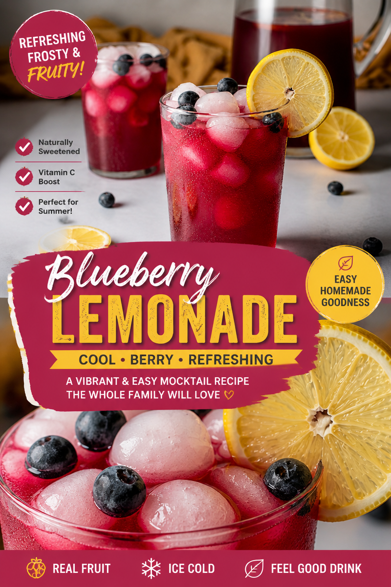 Blueberry Cold Foam Lemonade