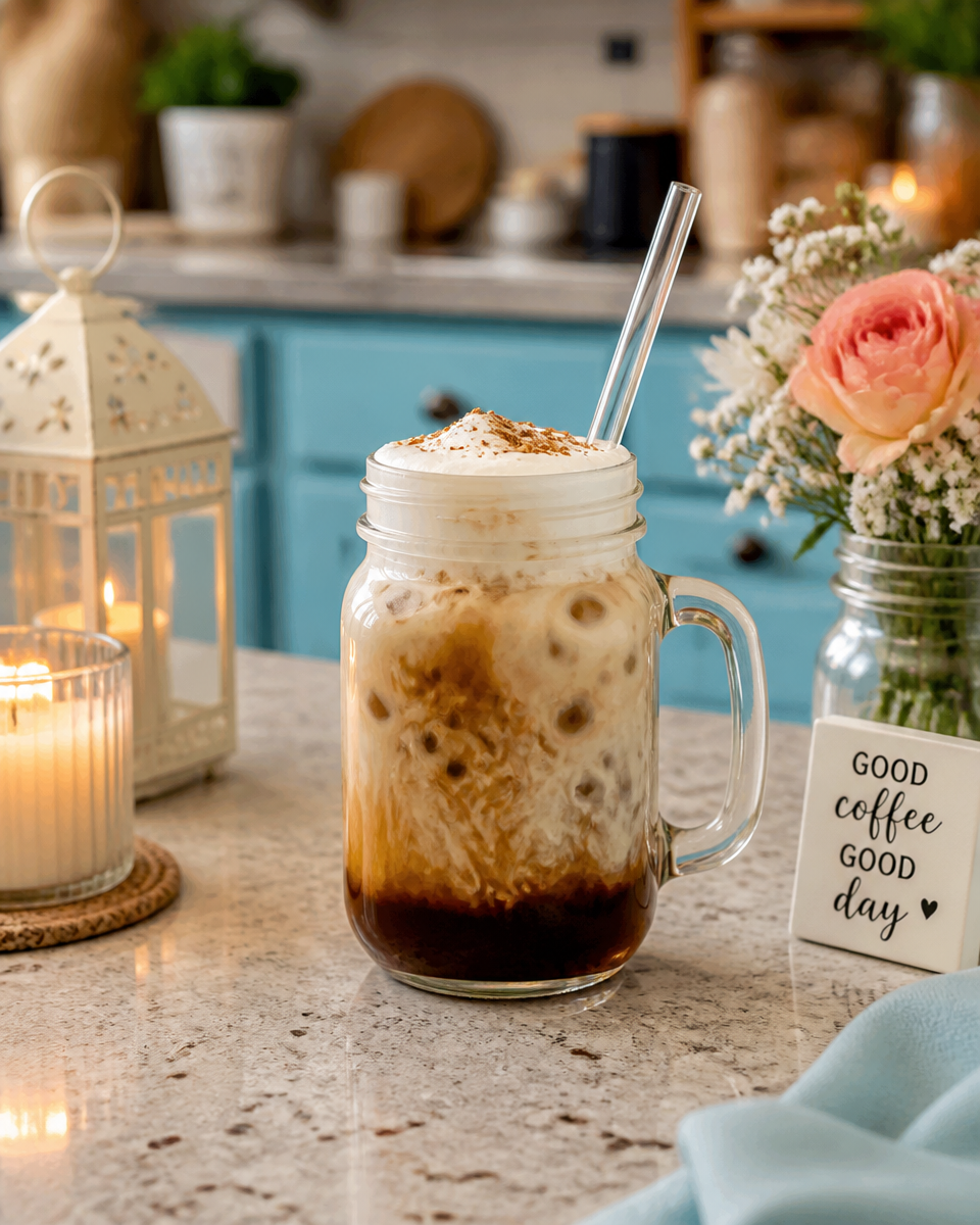 Copycat Starbucks Iced Brown Sugar Oat Milk Shaker