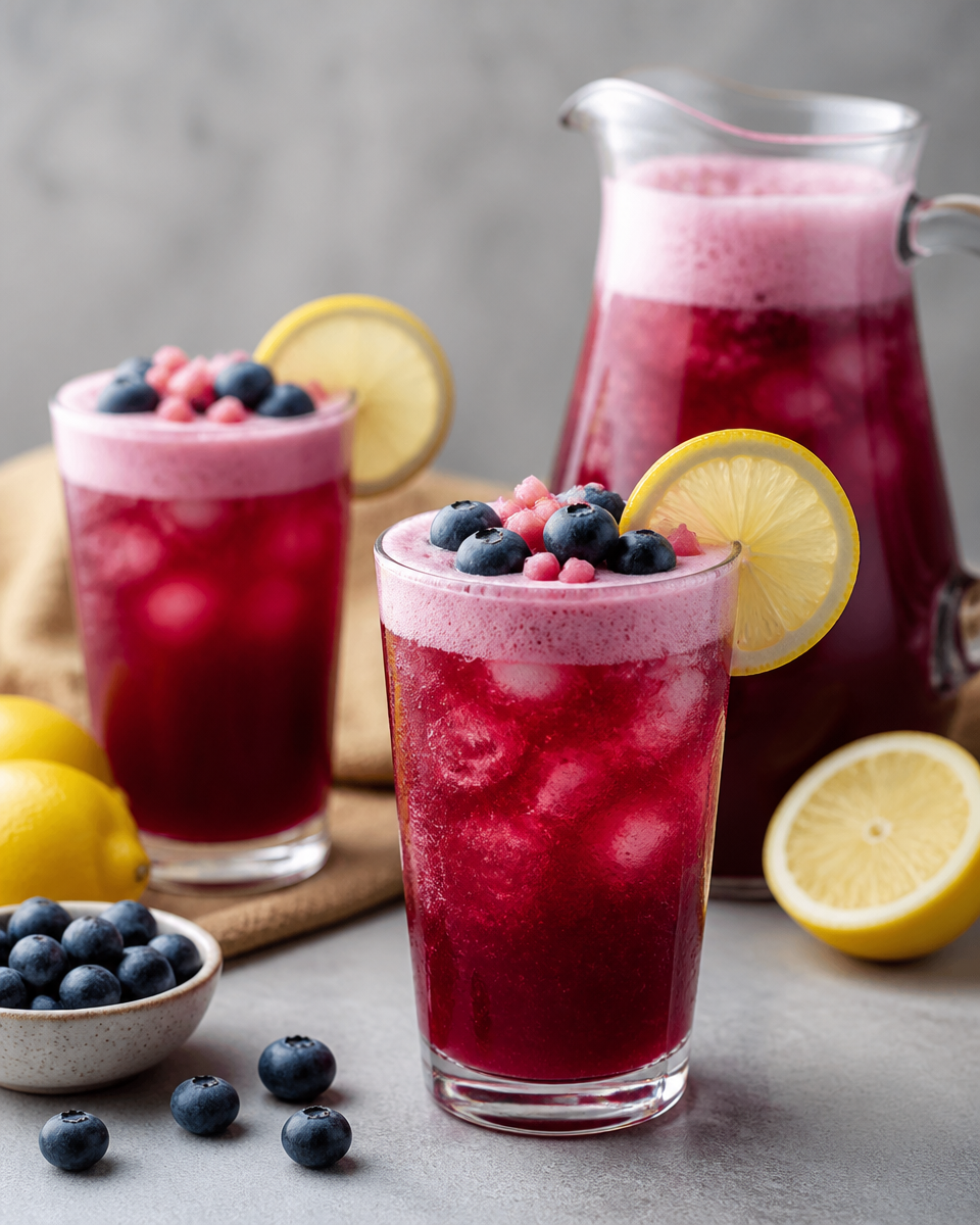 Blueberry Cold Foam Lemonade