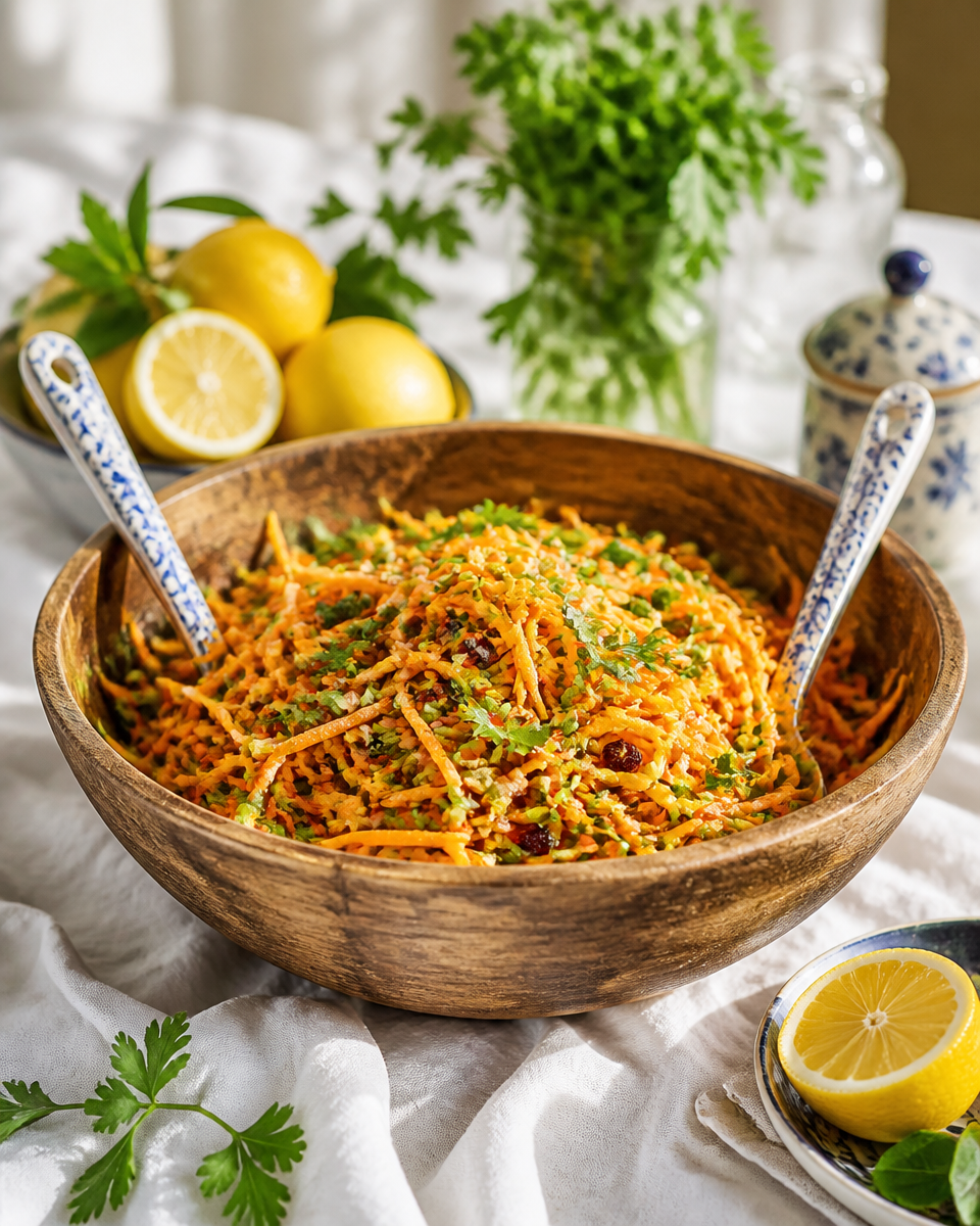 Easy Carrot Salad — Viral Grated French Style