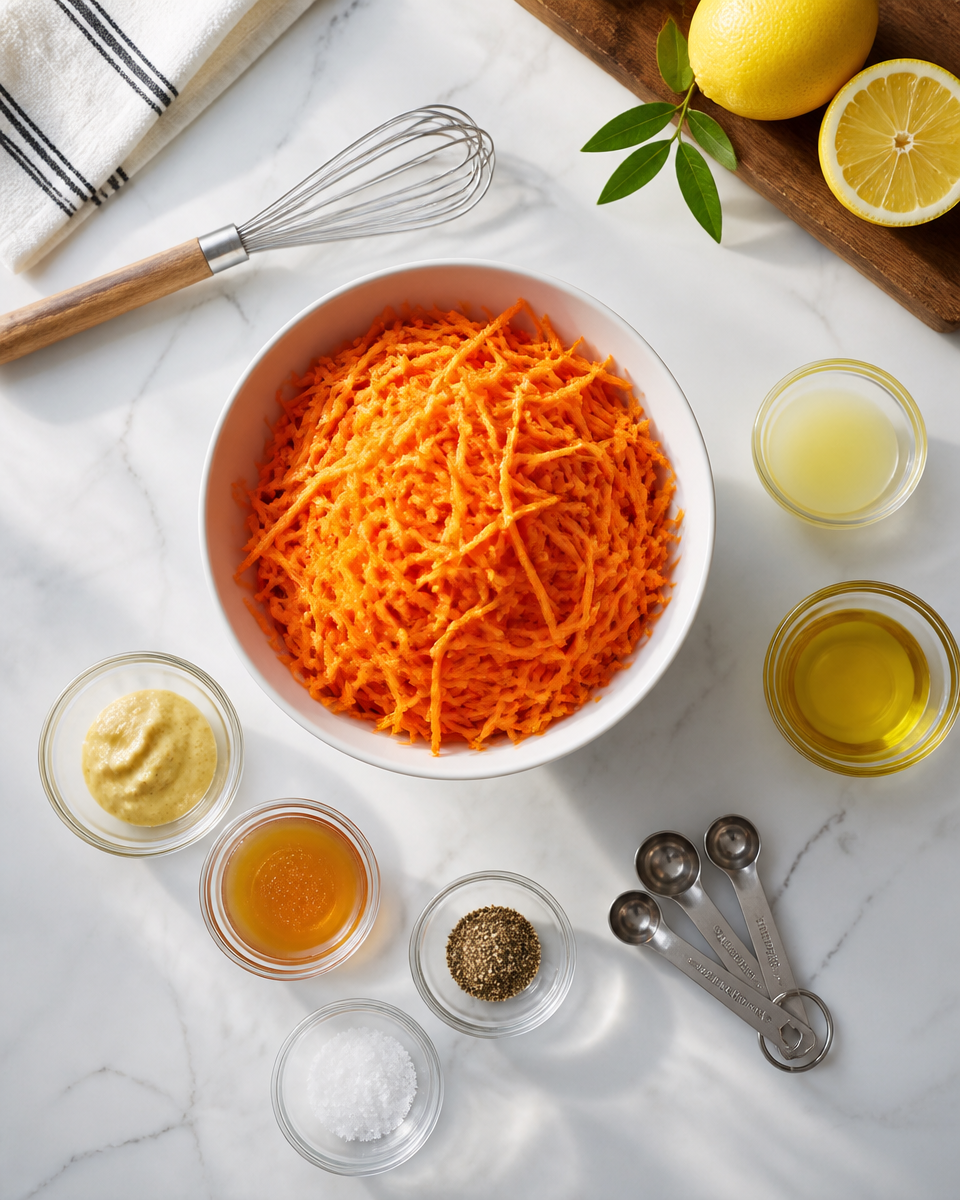 Easy Carrot Salad — Viral Grated French Style