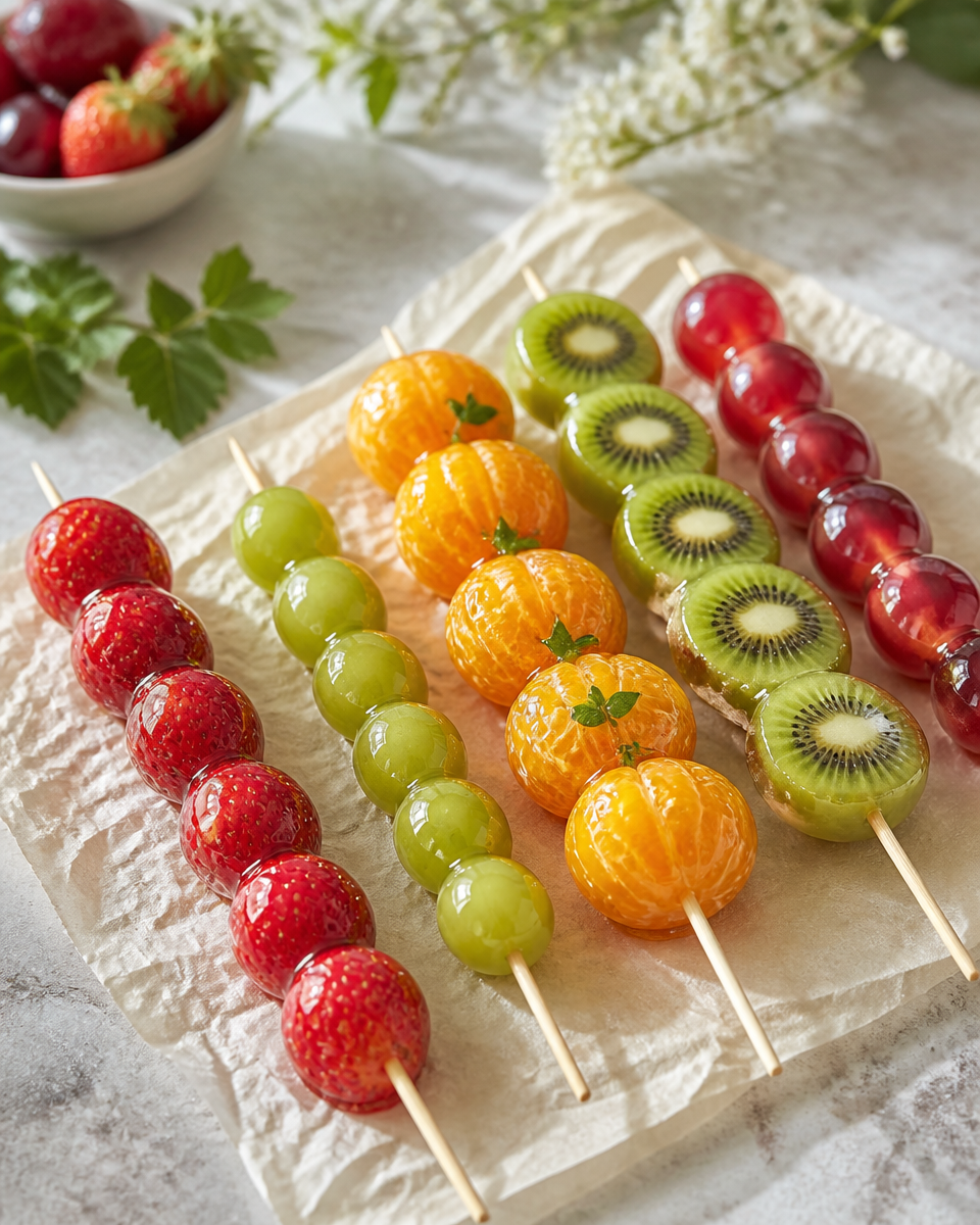 Easy Tanghulu — Chinese Candied Fruit Skewer