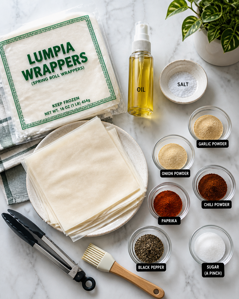 Easy Air Fryer Lumpia Chips — Crispy Filipino Snack