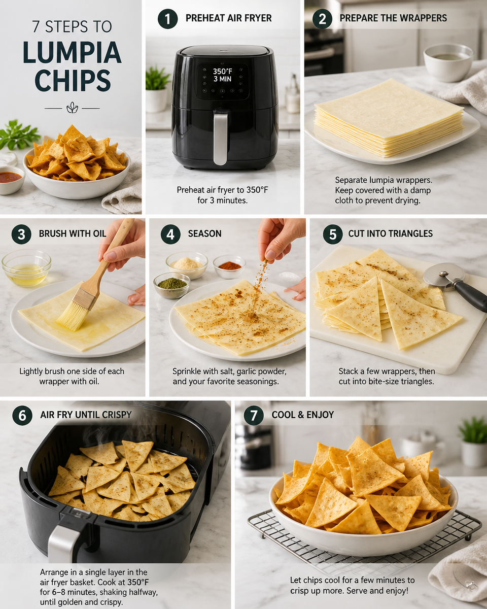 Easy Air Fryer Lumpia Chips — Crispy Filipino Snack
