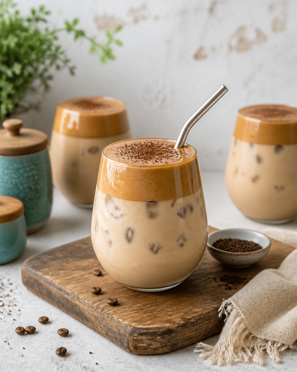 Easy Dalgona Coffee — Whipped Korean Iced