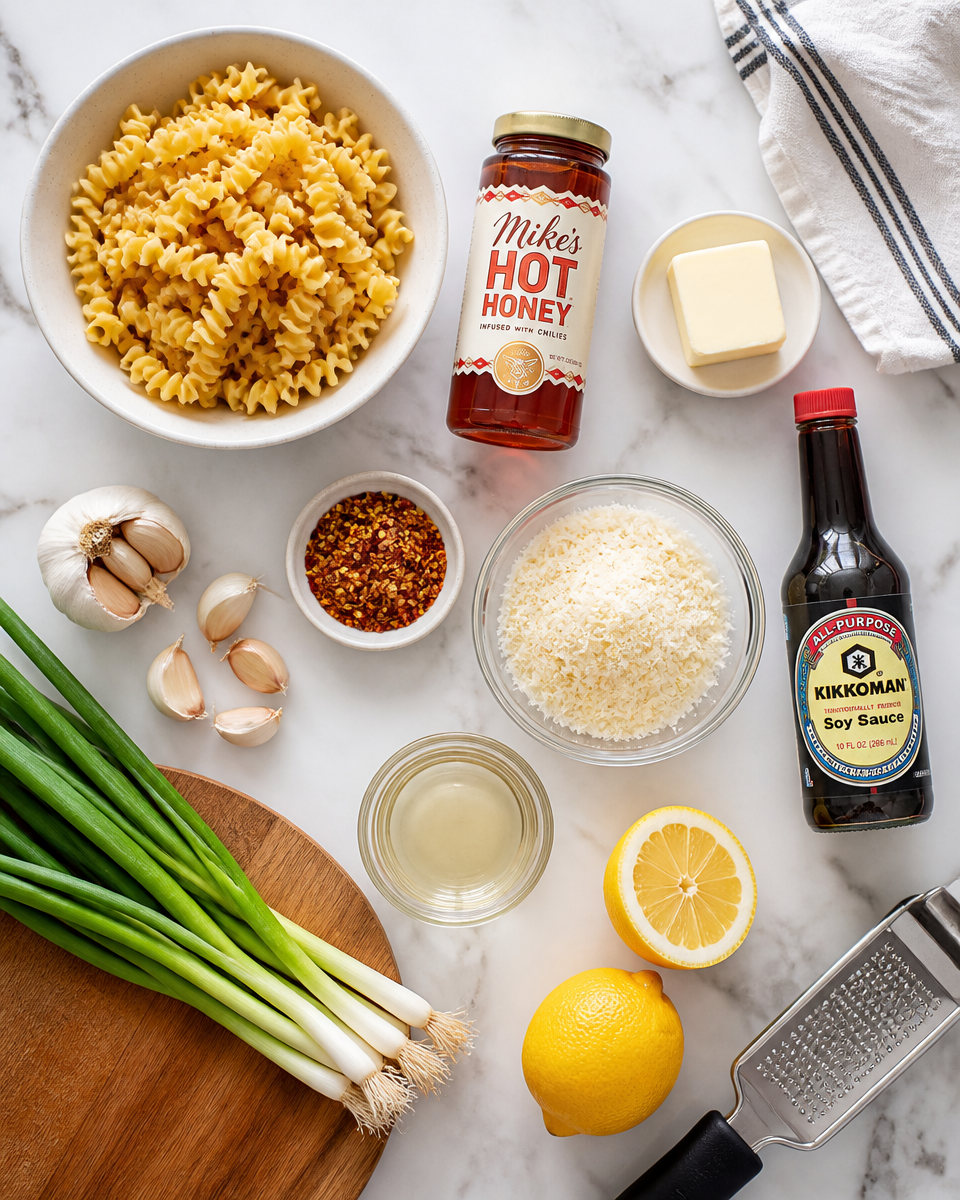 Easy Hot Honey Pasta — Spicy Sweet Noodles
