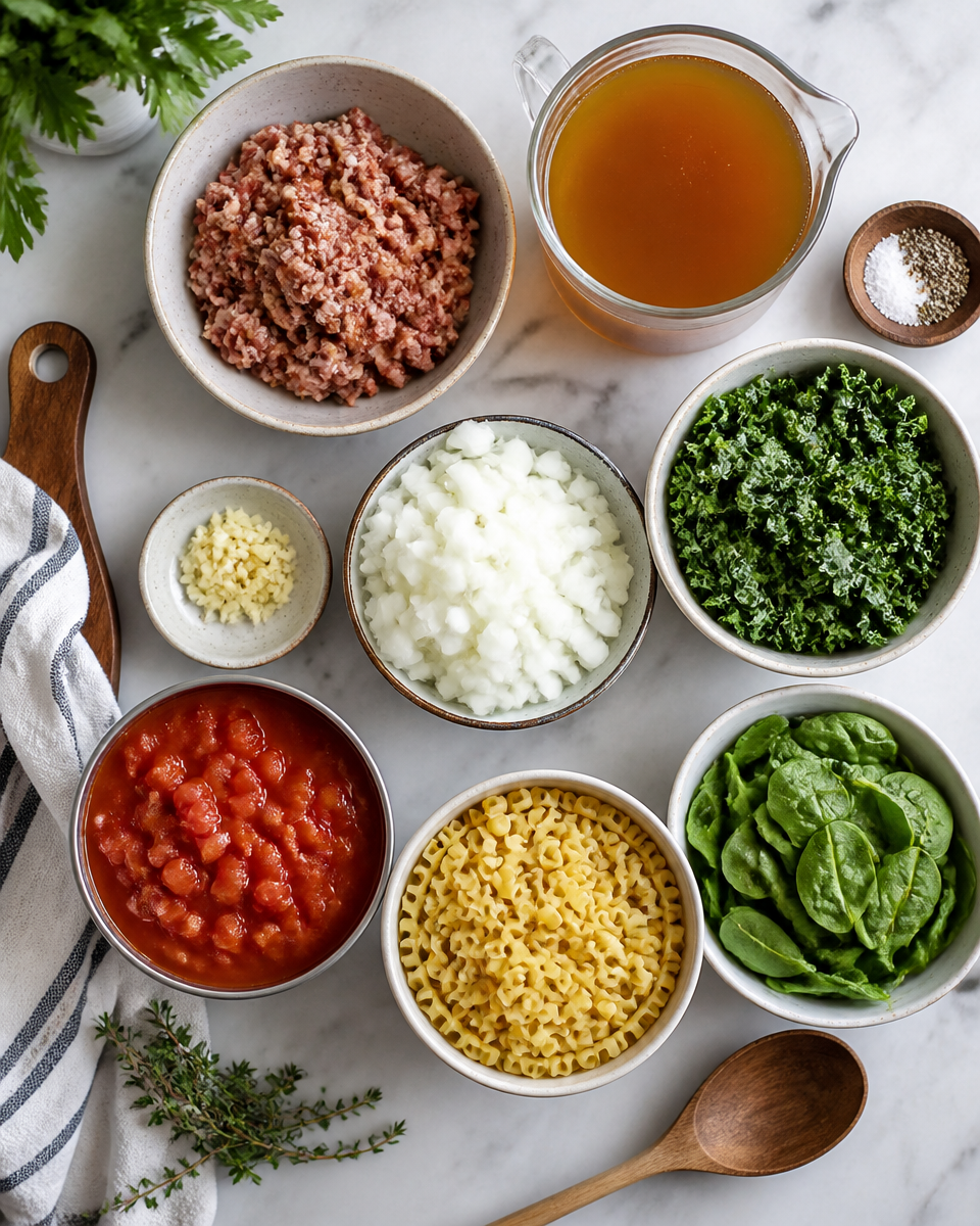 Ditalini Pasta Soup