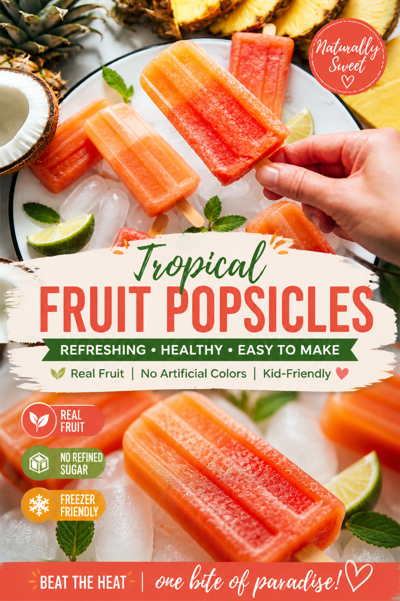 Tropical Fruit Popsicles