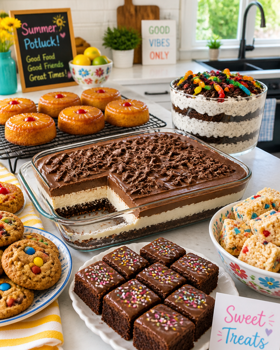 Best Summer Potluck Desserts (Round Up)