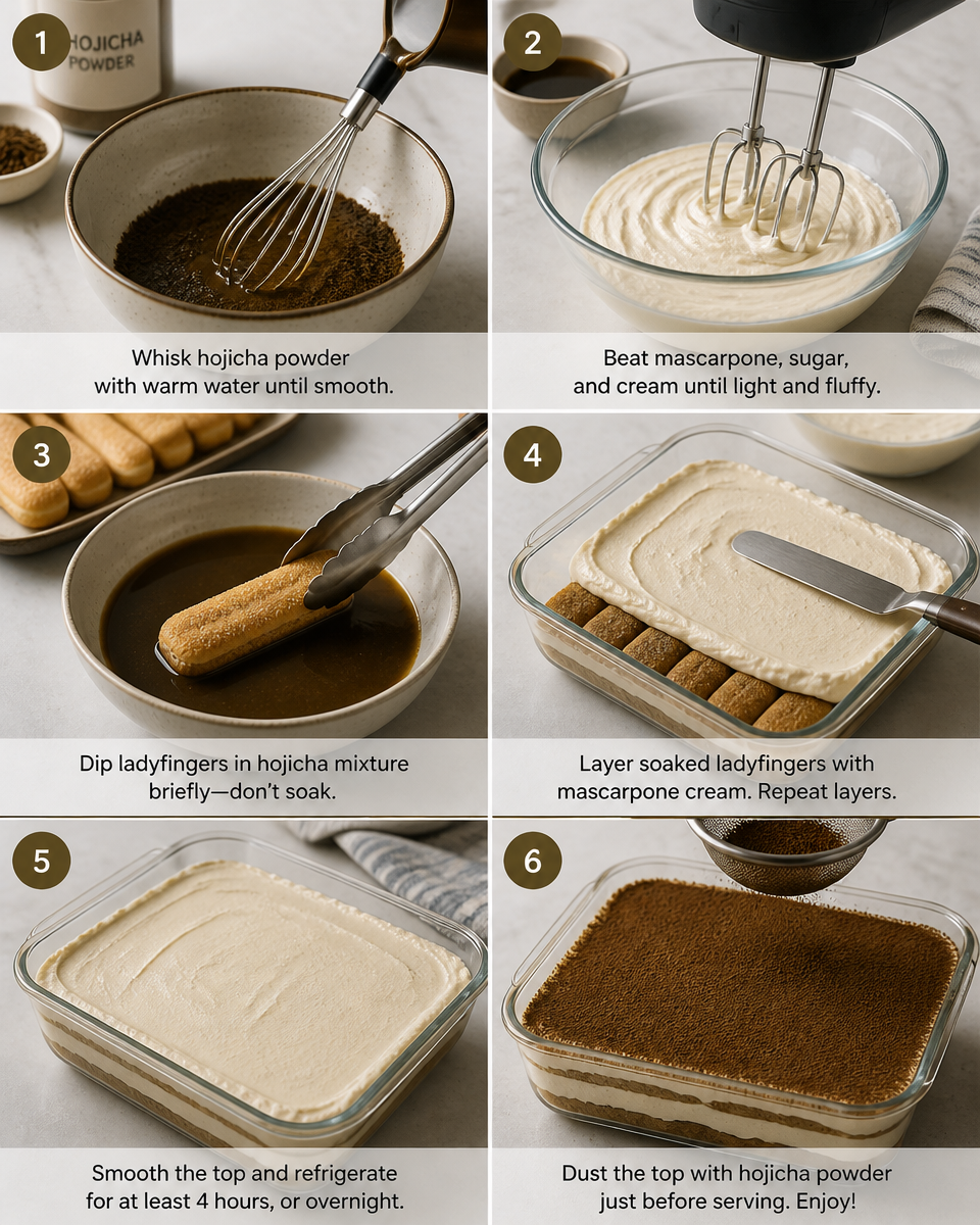 Hojicha Tiramisu (trending flavor)