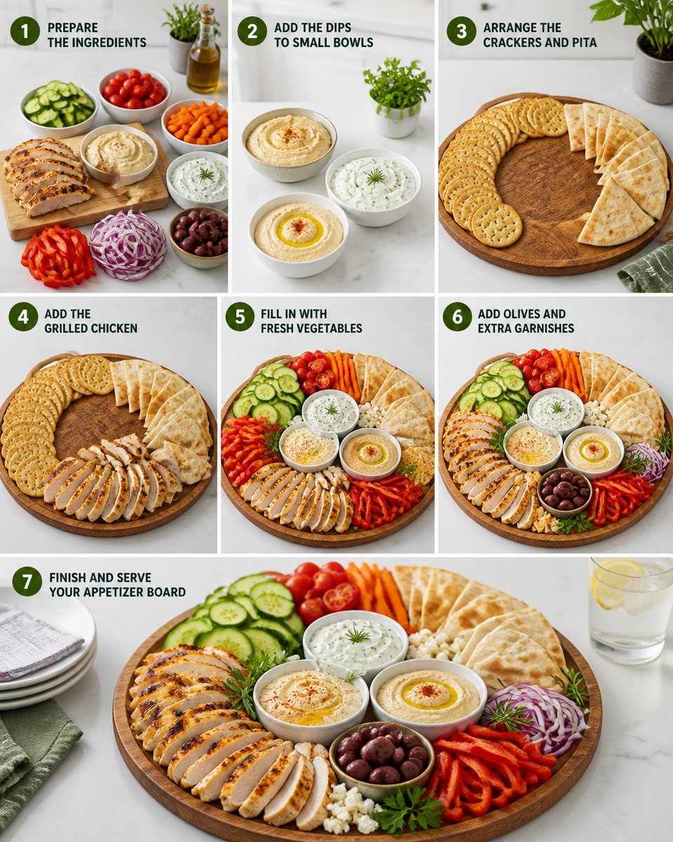 Outdoor BBQ Appetizer Board