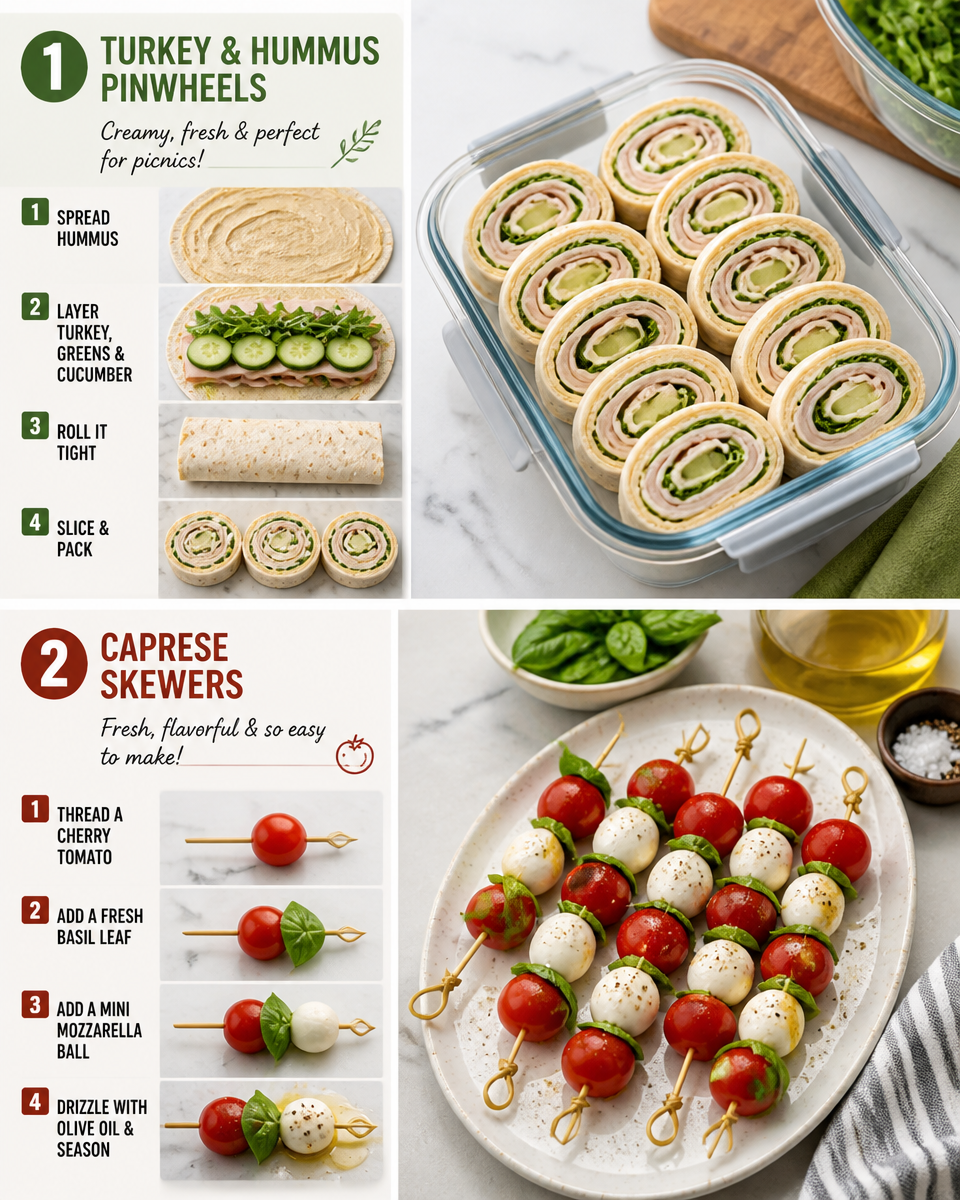 Easy No-Fork Picnic Snacks