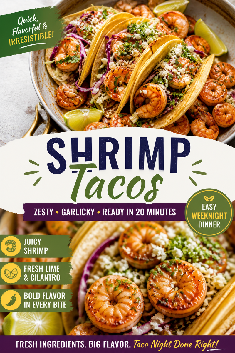 Easy Hot Honey Shrimp Tacos — Sweet Spicy Crispy