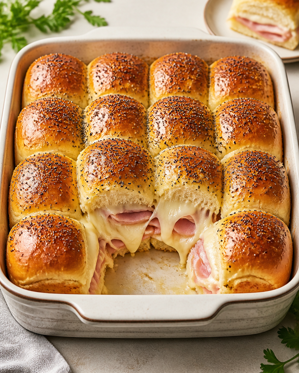 Easy Hawaiian Roll Sliders — Party Appetizer