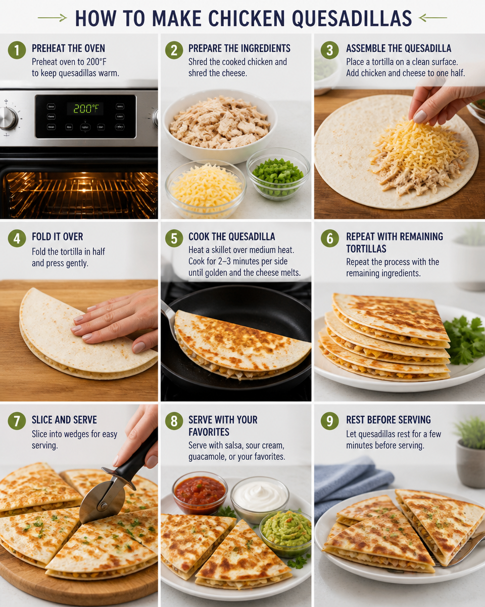 Easy Sheet Pan Quesadillas — School Lunch Quick
