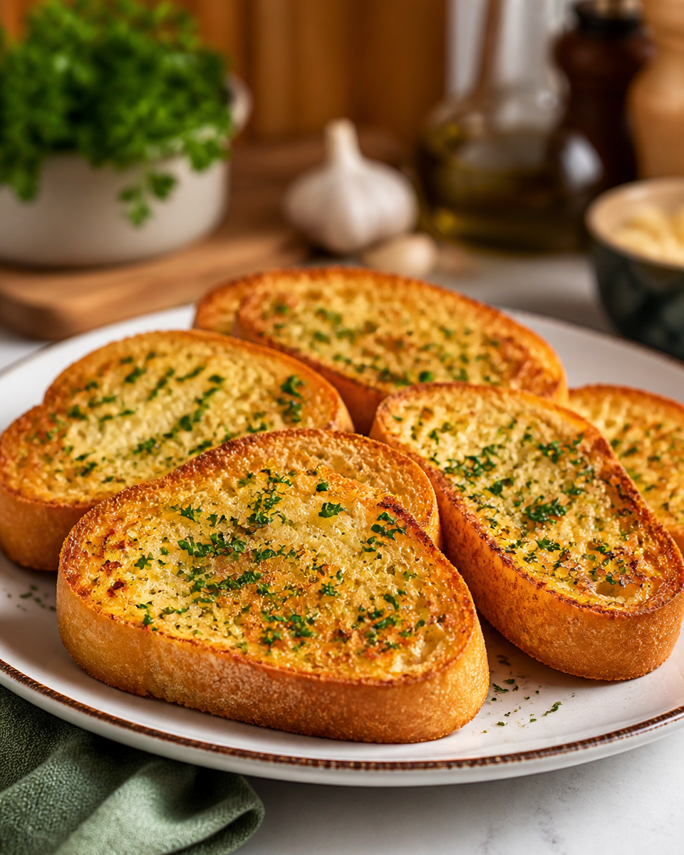 Air Fryer Garlic Bread