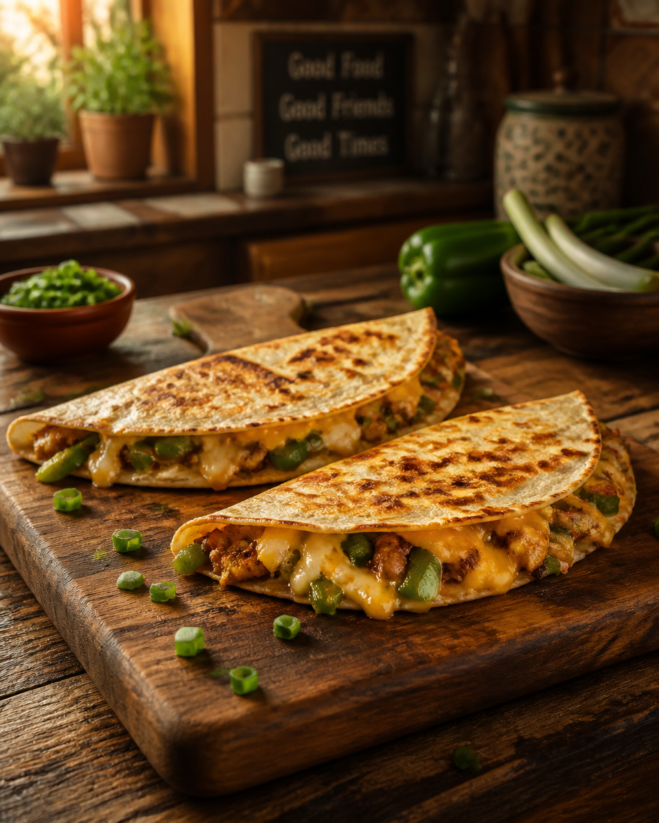Waffle Maker Quesadillas