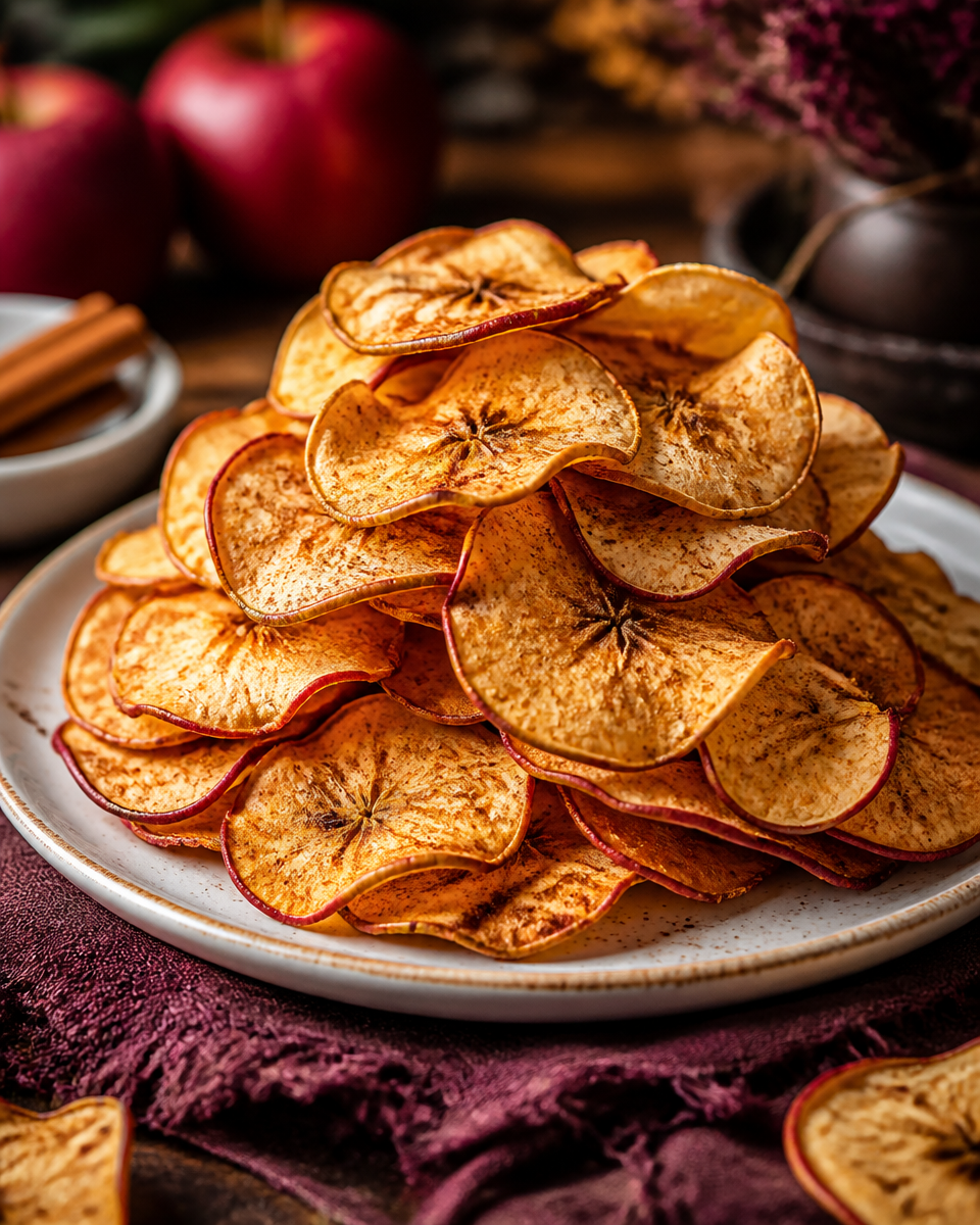 Air Fryer Apple Chips (Healthy Snack)