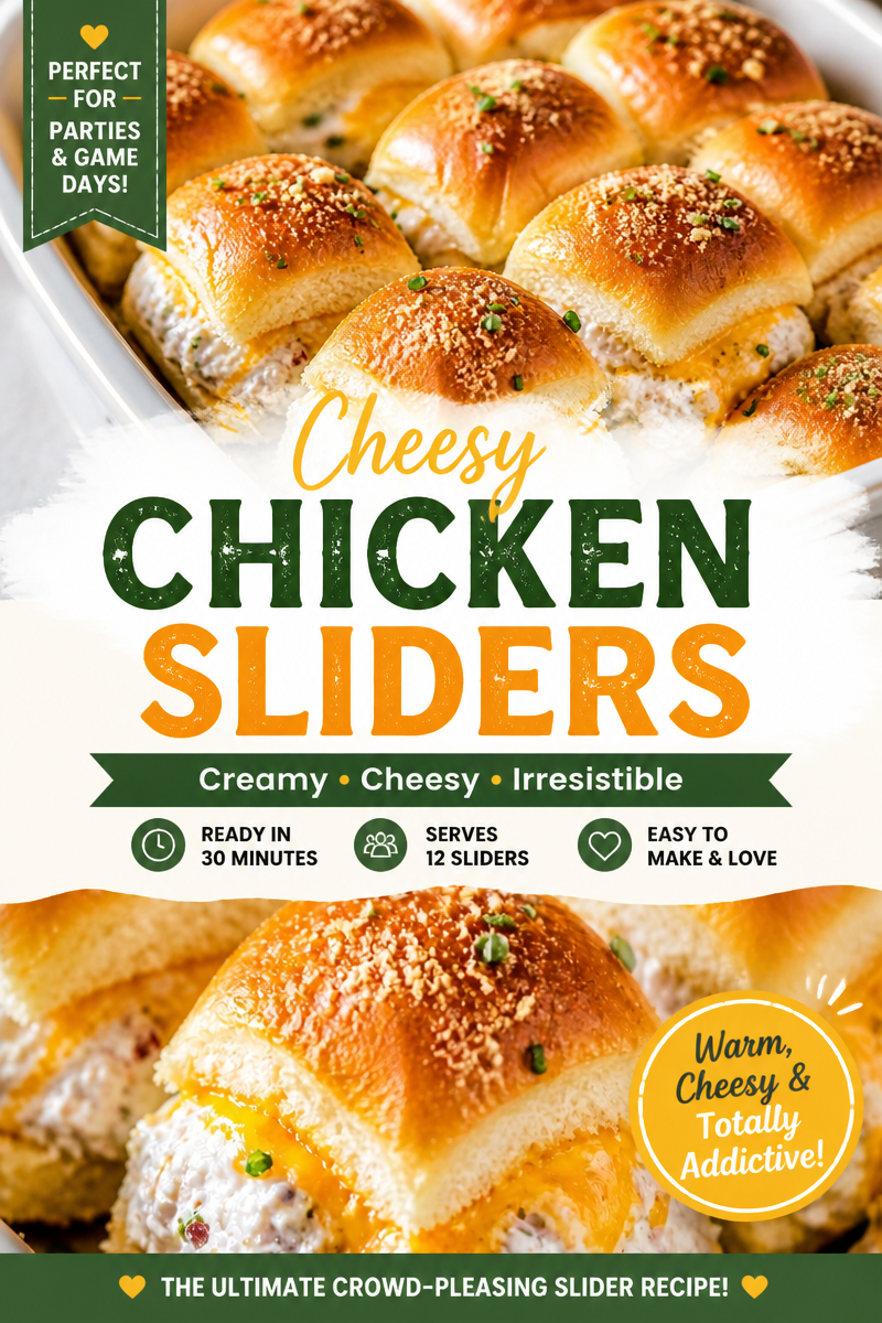 Easy Crack Chicken Sliders — Creamy Ranch