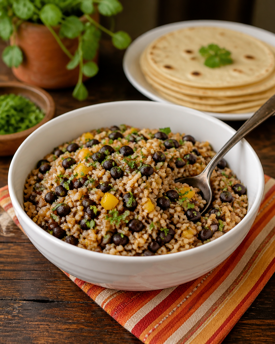 Easy Rice and Beans Bowl — Protein Budget Meal