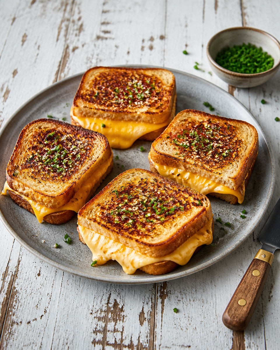 Easy Kimchi Grilled Cheese — Korean Fusion Sandwich
