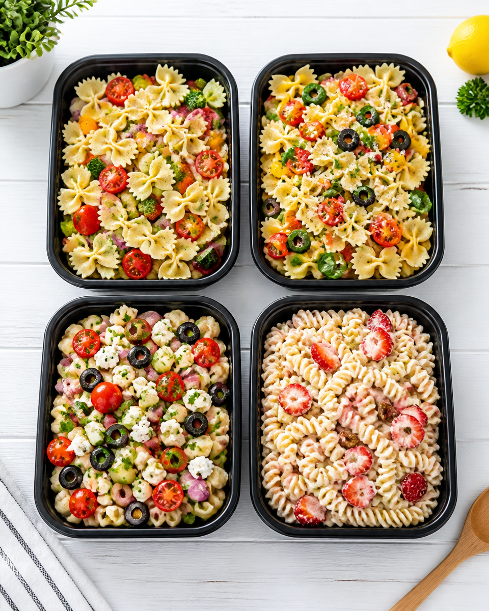 Easy Lunchbox Pasta Salad — Make Ahead Kids