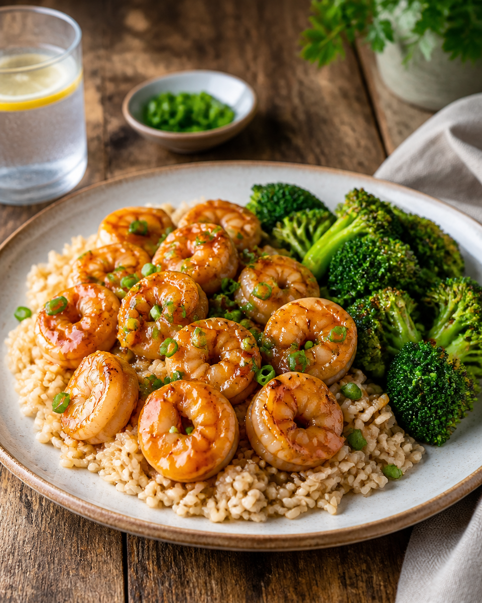 Easy Honey Garlic Shrimp and Broccoli — 20 Minute