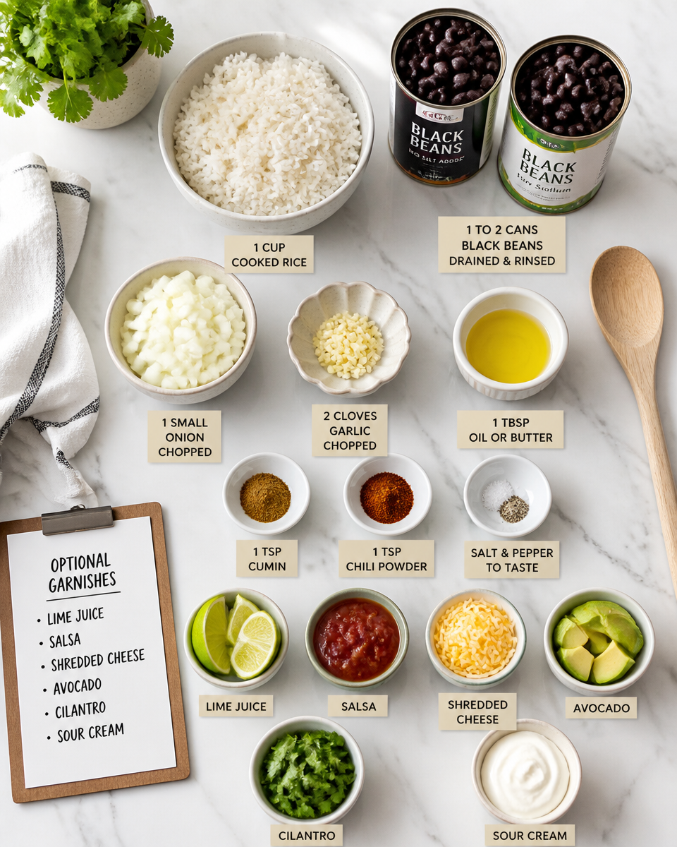 Easy Rice and Beans Bowl — Protein Budget Meal