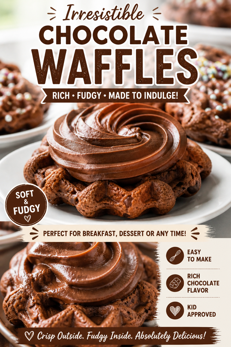 Waffle Iron Cookies (Chocolate Chip)