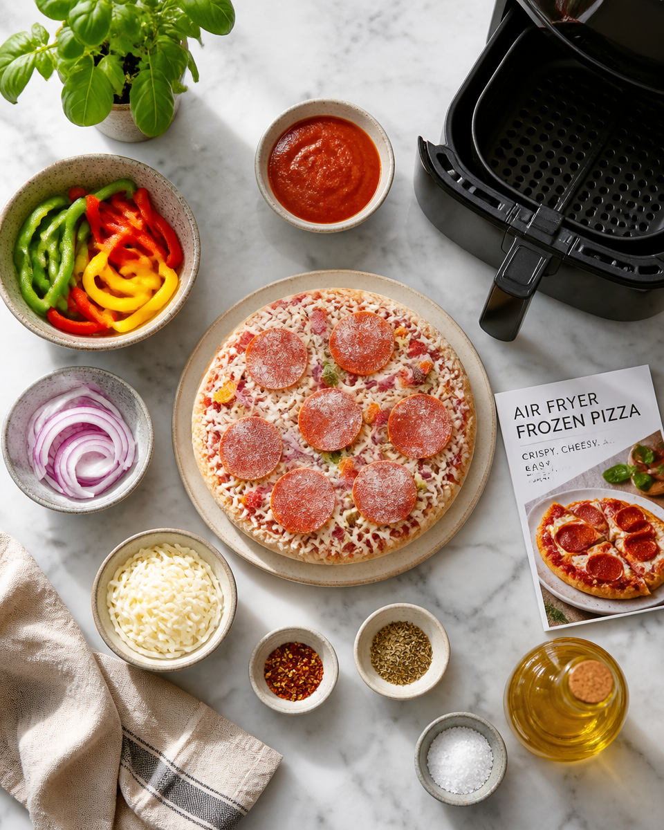 Air Fryer Frozen Pizza (Perfect Every Time)
