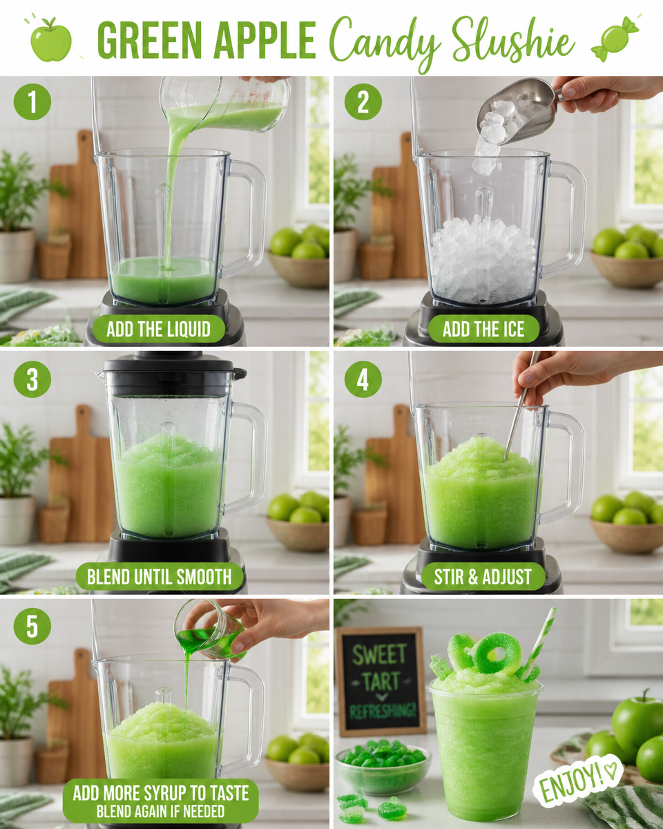 Green Apple Candy Slushie