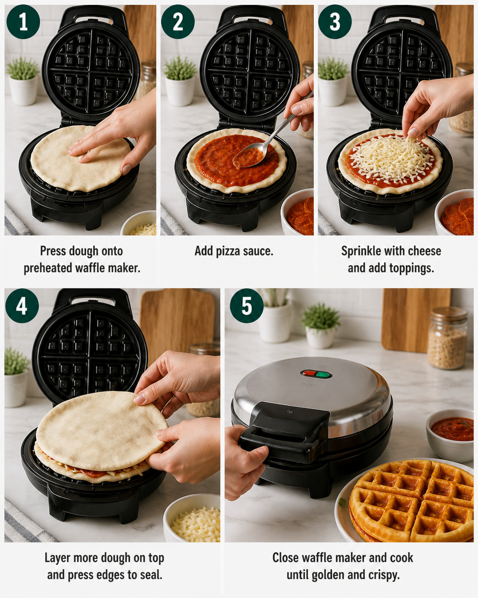 Pizza Waffles (Savory and Fun)