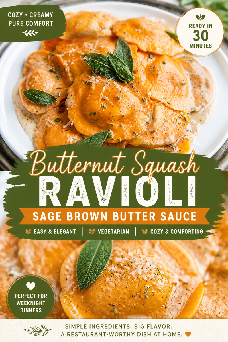 Easy Butternut Squash Pasta — Brown Butter Sage