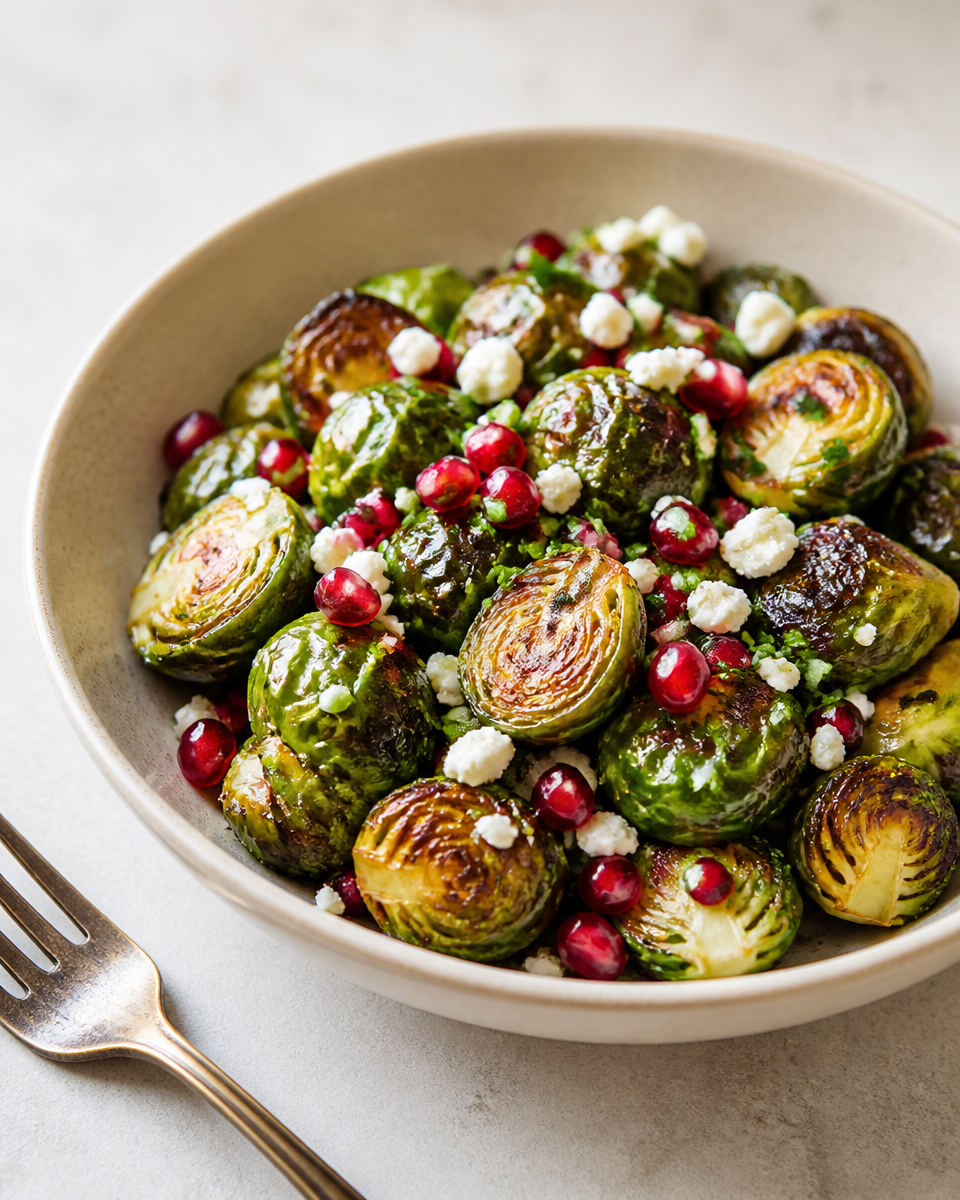 Easy Hot Honey Brussels Sprouts — Crispy Caramelized