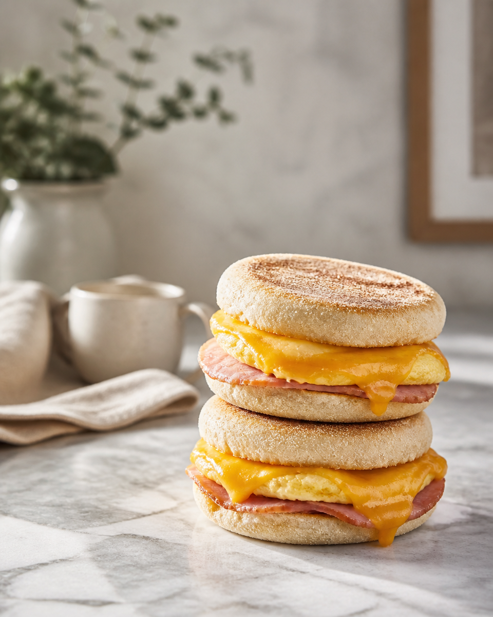 Easy Make Ahead Breakfast Sandwiches — Freezer